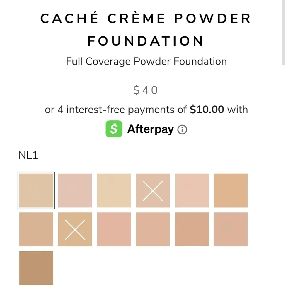 NWOT Doucce Cache Creme Powder Foundation NL1
